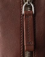 Prada Large washed leather top-handle bag - Image 5